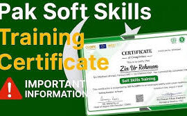 Soft Skill Certificate Government of Pakistan for Overseas Jobs