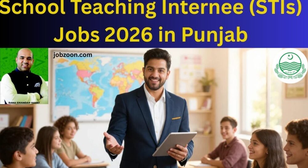 School Teaching Internee (STIs) Jobs 2026 in Punjab