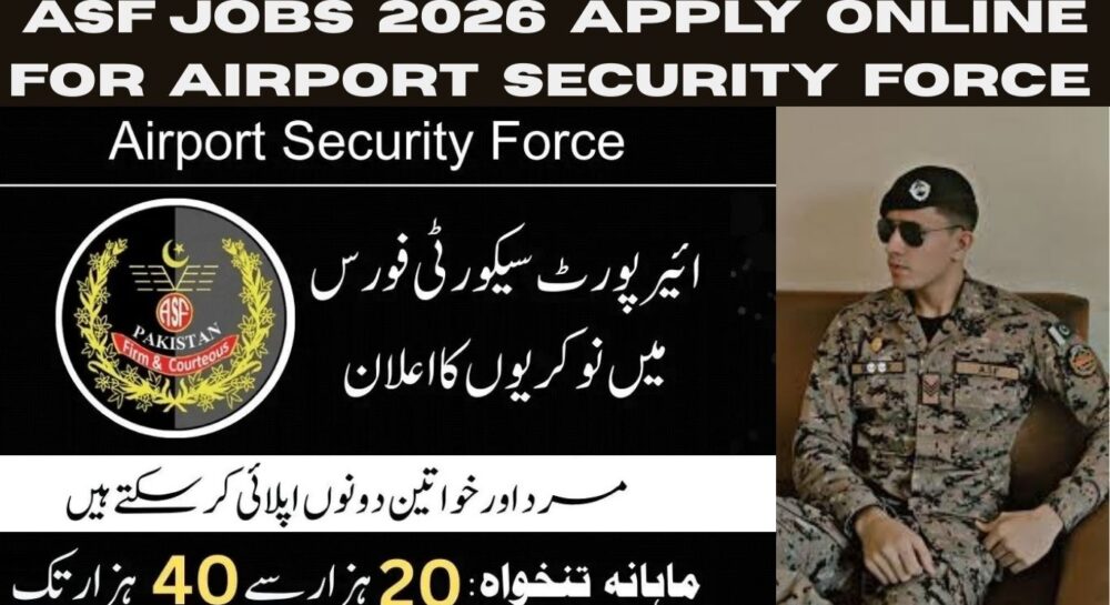 ASF Jobs 2026 Apply Online for Airport Security Force