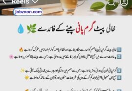 Benefits of drinking warm water